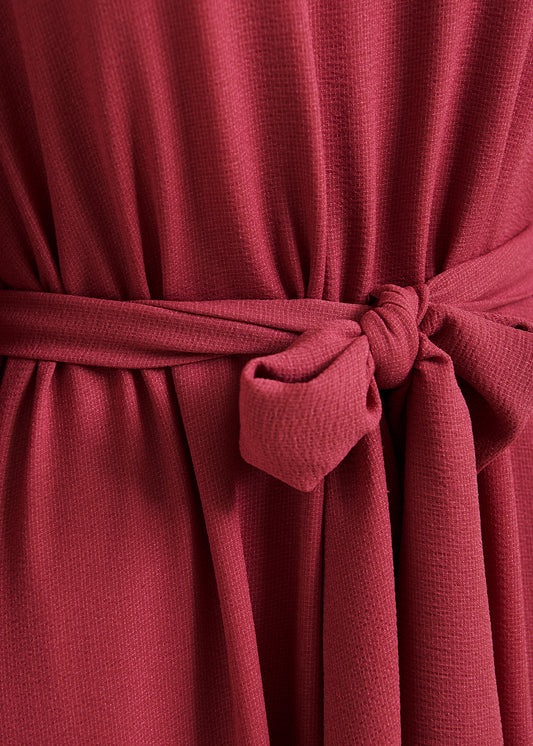 Iflower pussy bow tie dress