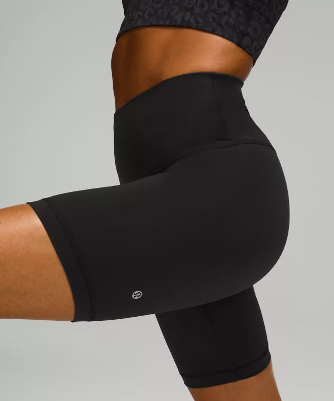 WUNDER TRAIN HIGH-RISE SHORT 8"-BLACK
