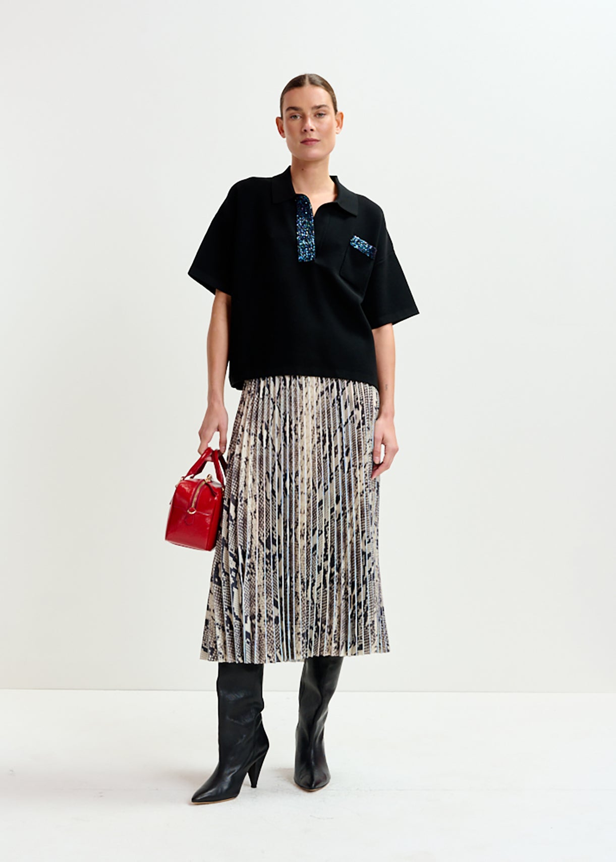 Internationnal knitted polo