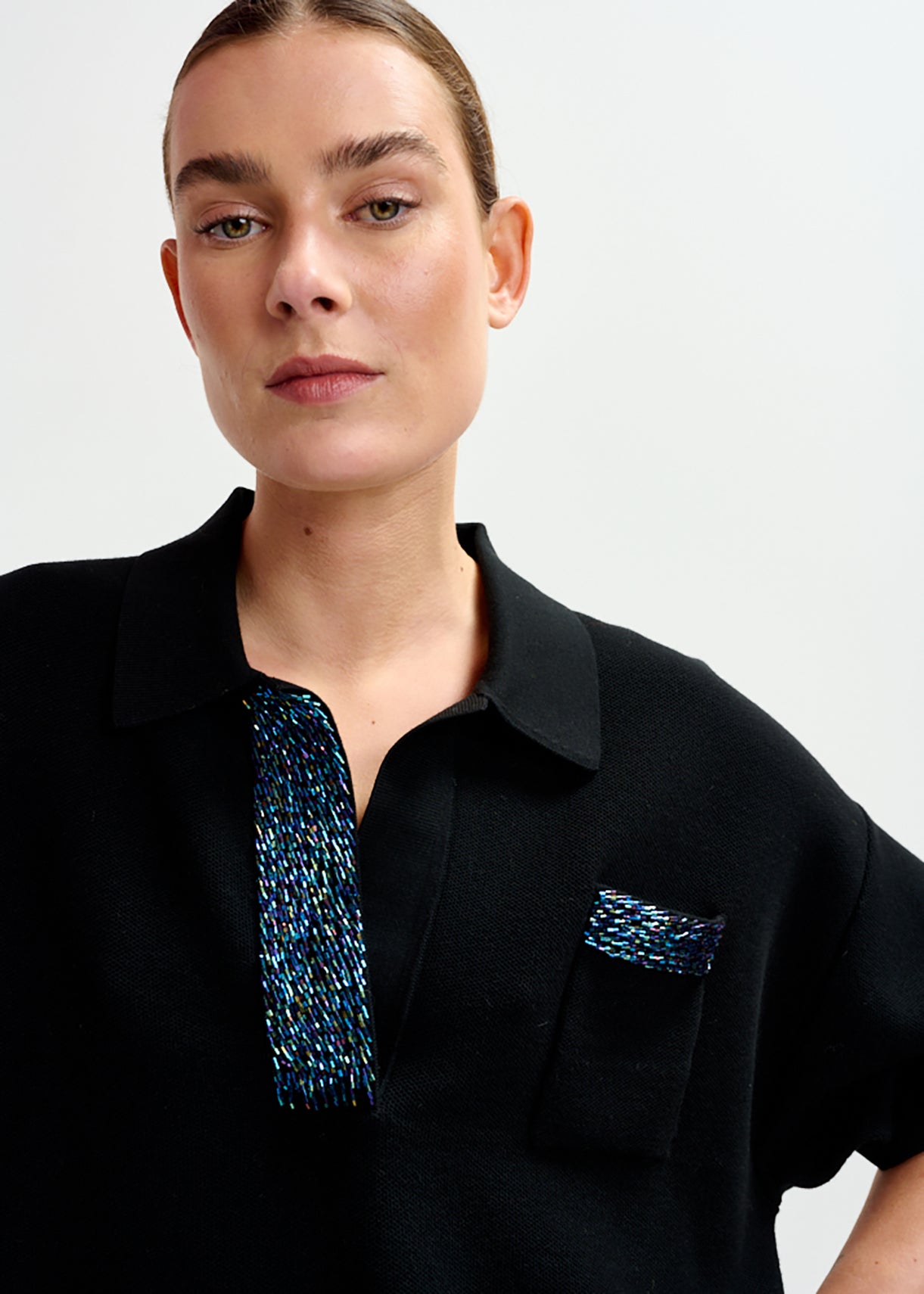 Internationnal knitted polo