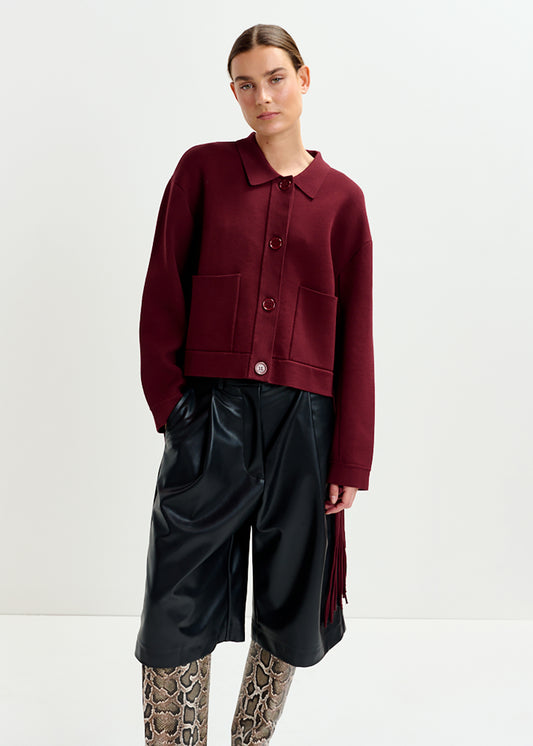 Istern jacket with fringes