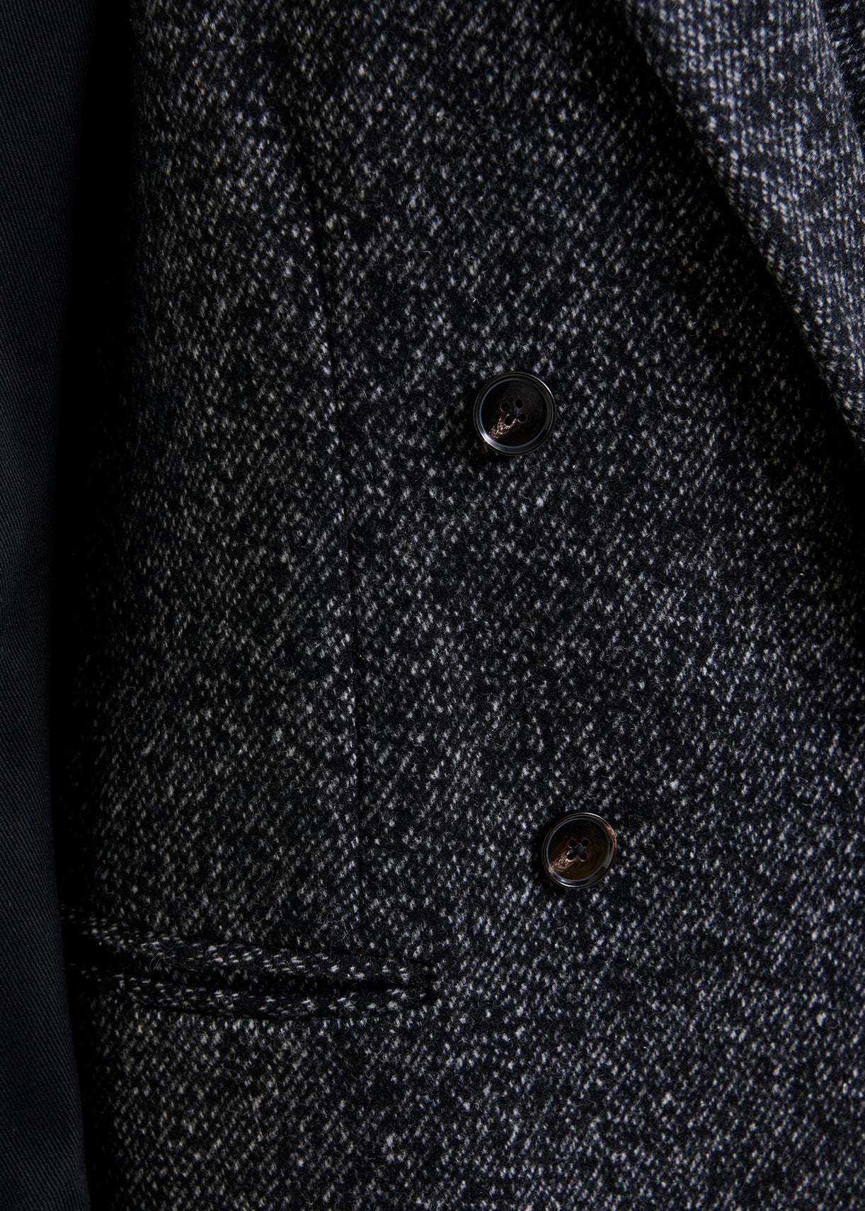 Ivona contrast sleeve coat