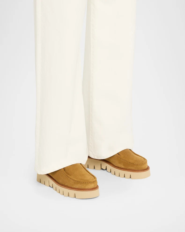 Soe Velour Shearling Boot in Tan