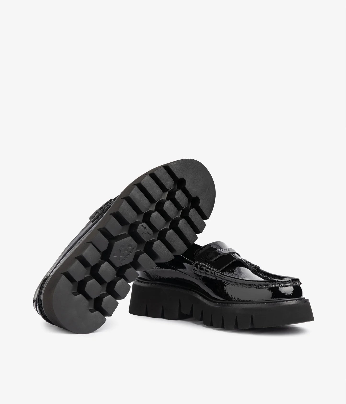 Sebas Lightweight Maxi Loafer in Black