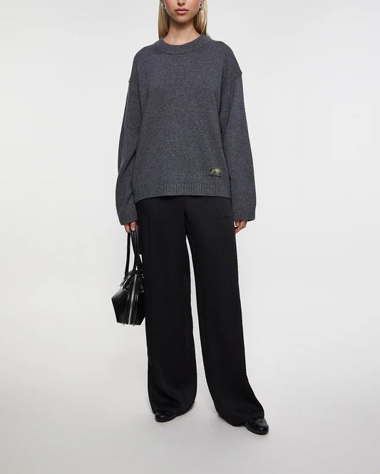 Future Wool Mixed Knit in Phantom