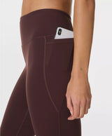 Ultimate 7/8 Yoga Leggings in Sable Brown