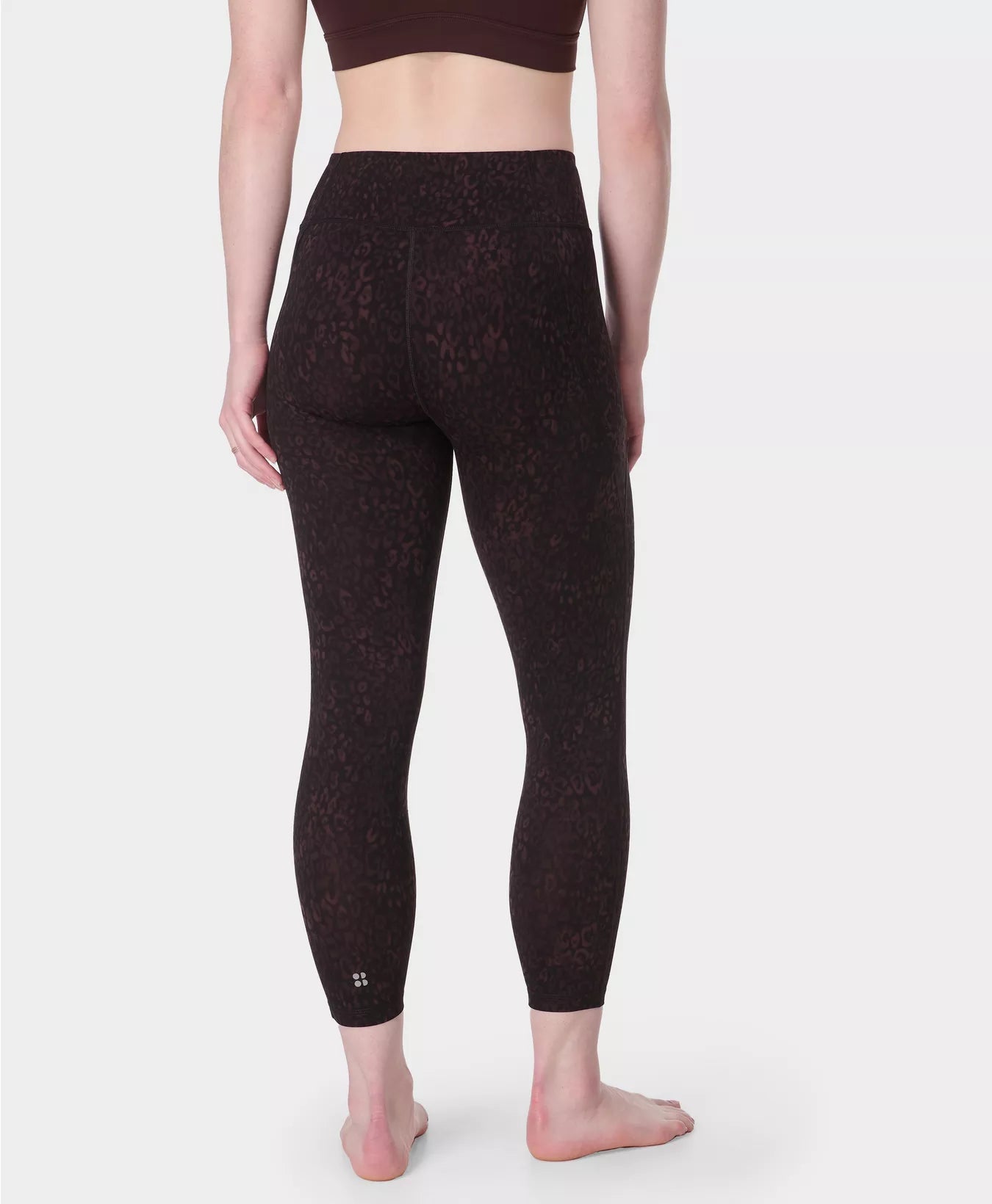 ULTIMATE 7/8 STUDIO LEGGING PRINT - BROWN PANTHER PRINT - SWEATY BETTY