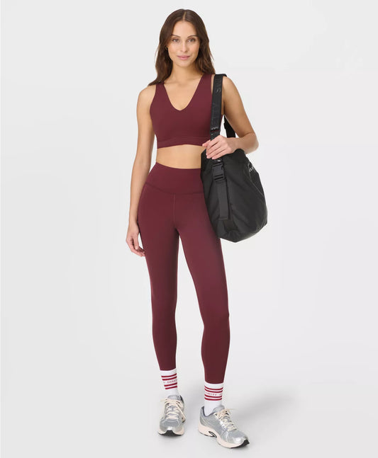 Ultimate Studio 7/8 Leggings in Garnet Red