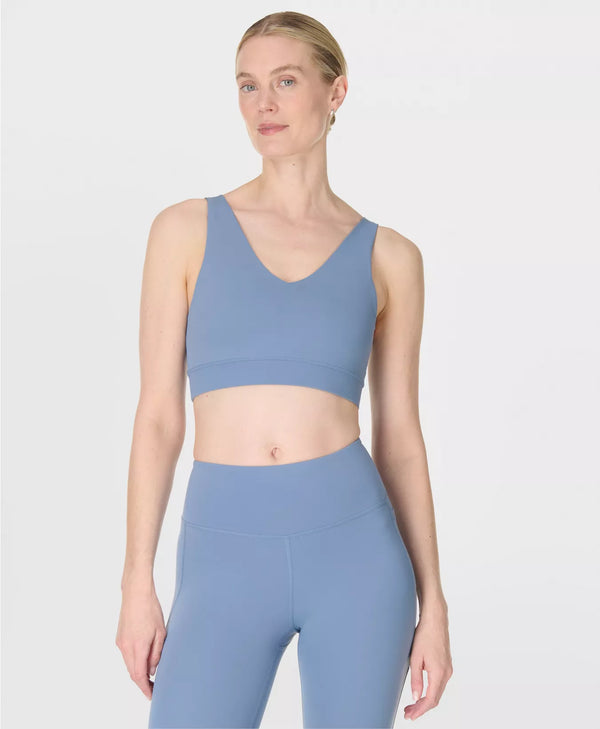 Ultimate Studio Yoga Voop Bra in Luxe Blue