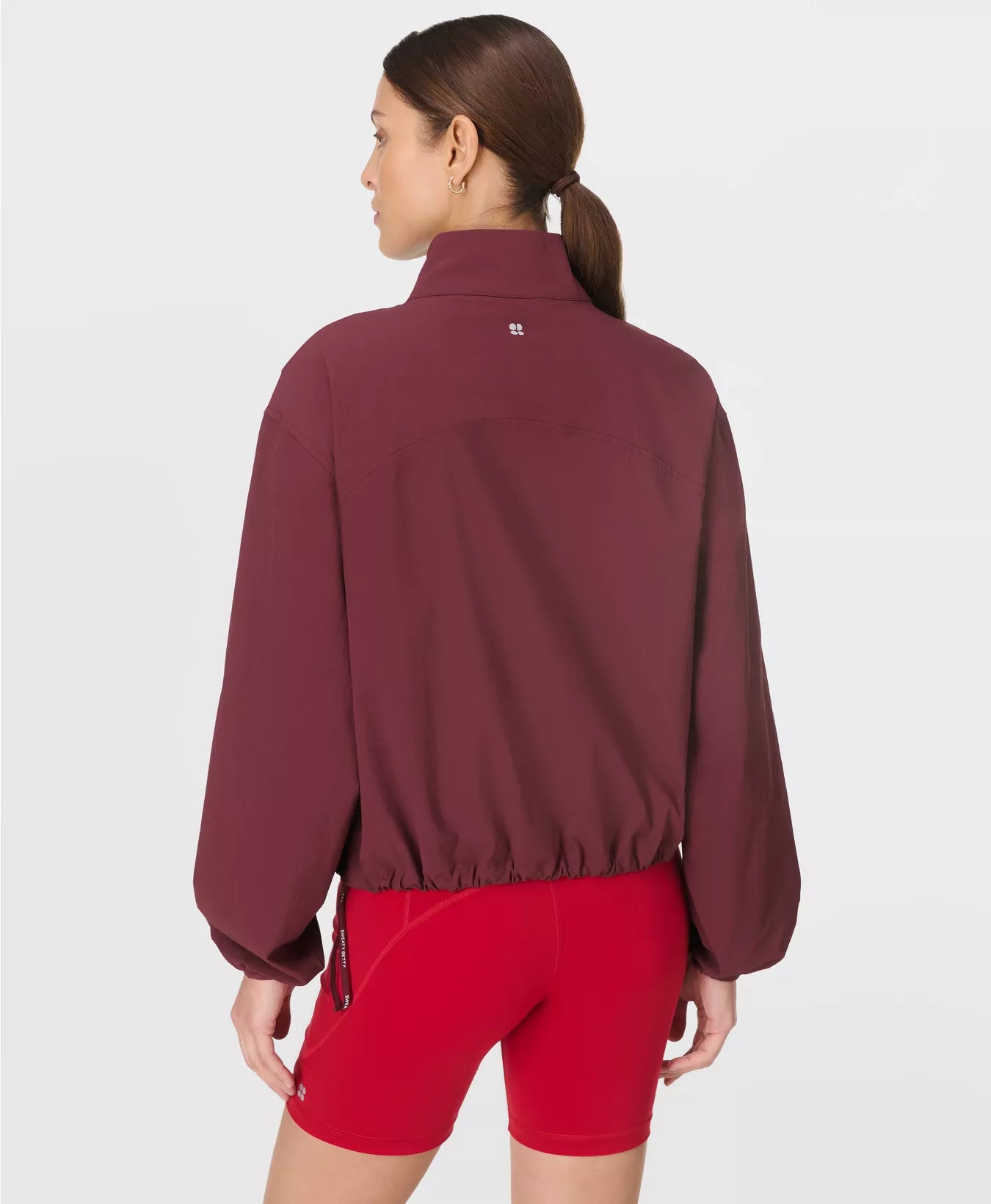 Training Shell Jacket in Garnet Red