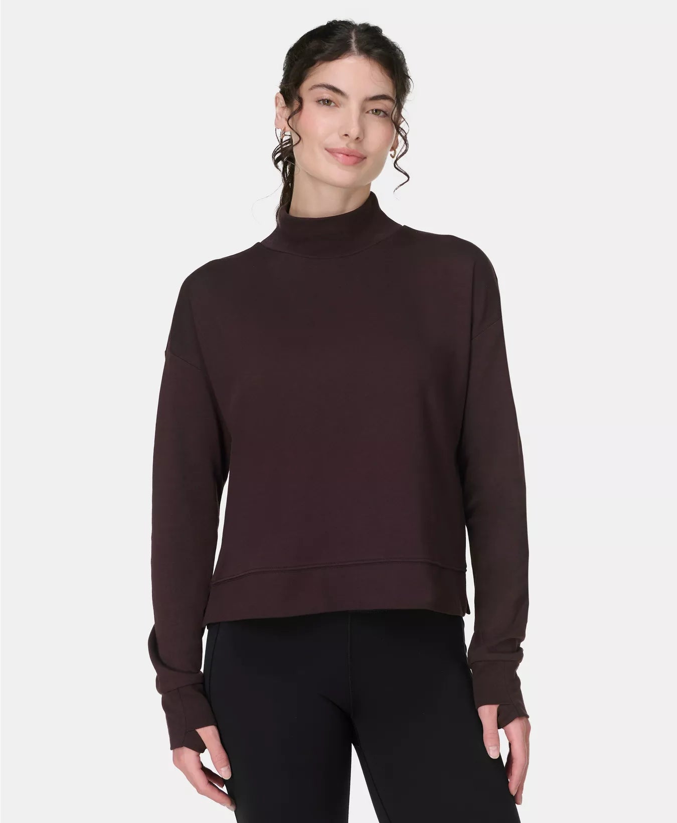 After Class Funnel Sweatshirt in Sable Brown