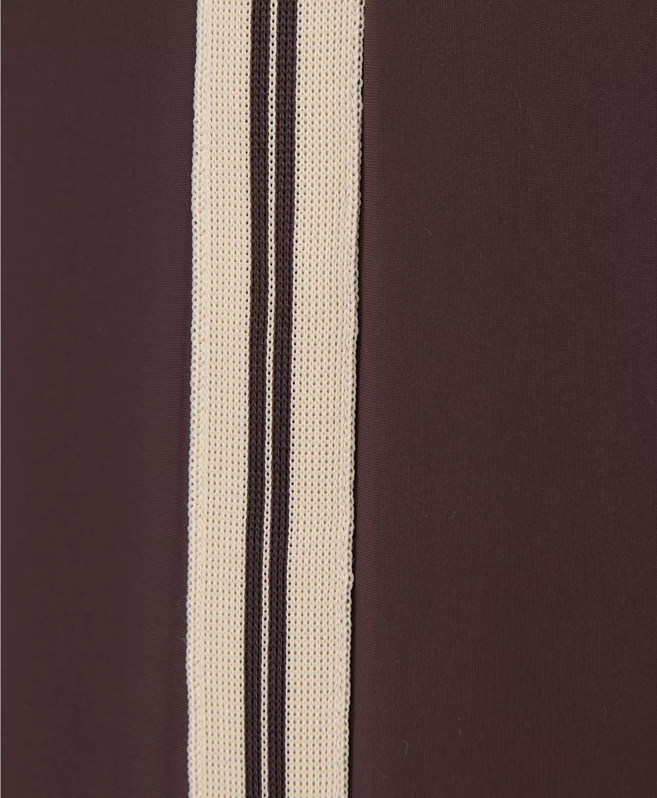 Explorer Side Stripe Wide Leg Trousers in Sable Brown