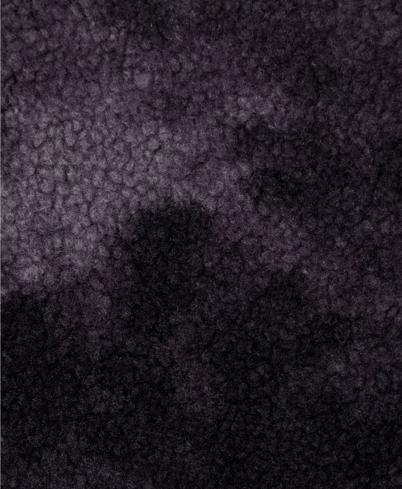 Plush Half Zip Fleece in Grey Moon Texture Print