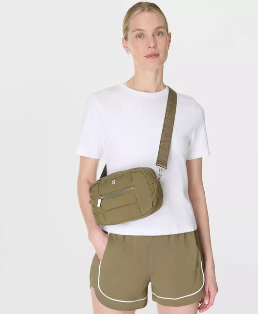 The Roam Crossbody in Agave Green