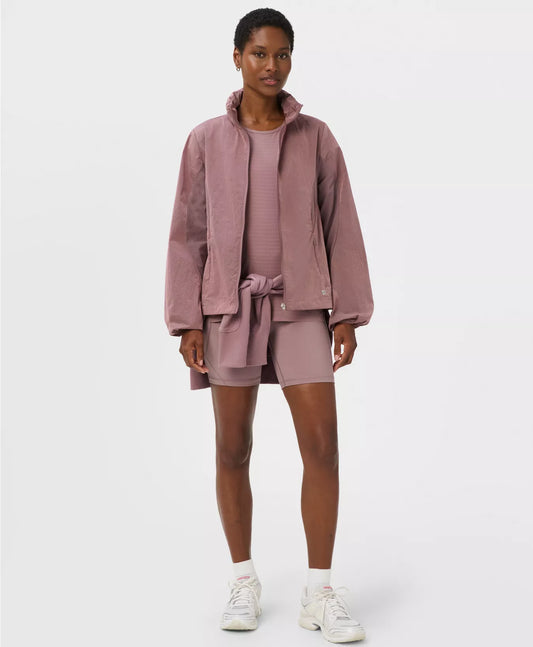 Breathe Easy Track Jacket in Duskberry Purple