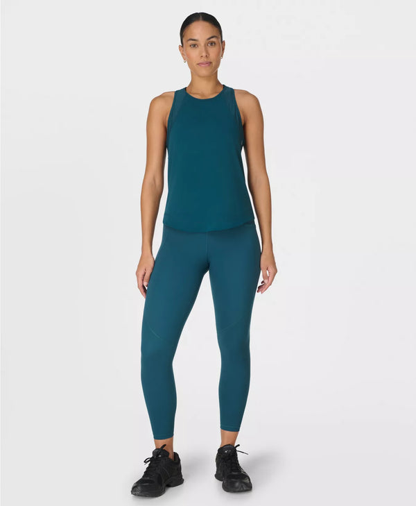 Power 7/8 Workout Leggings in Deep Green