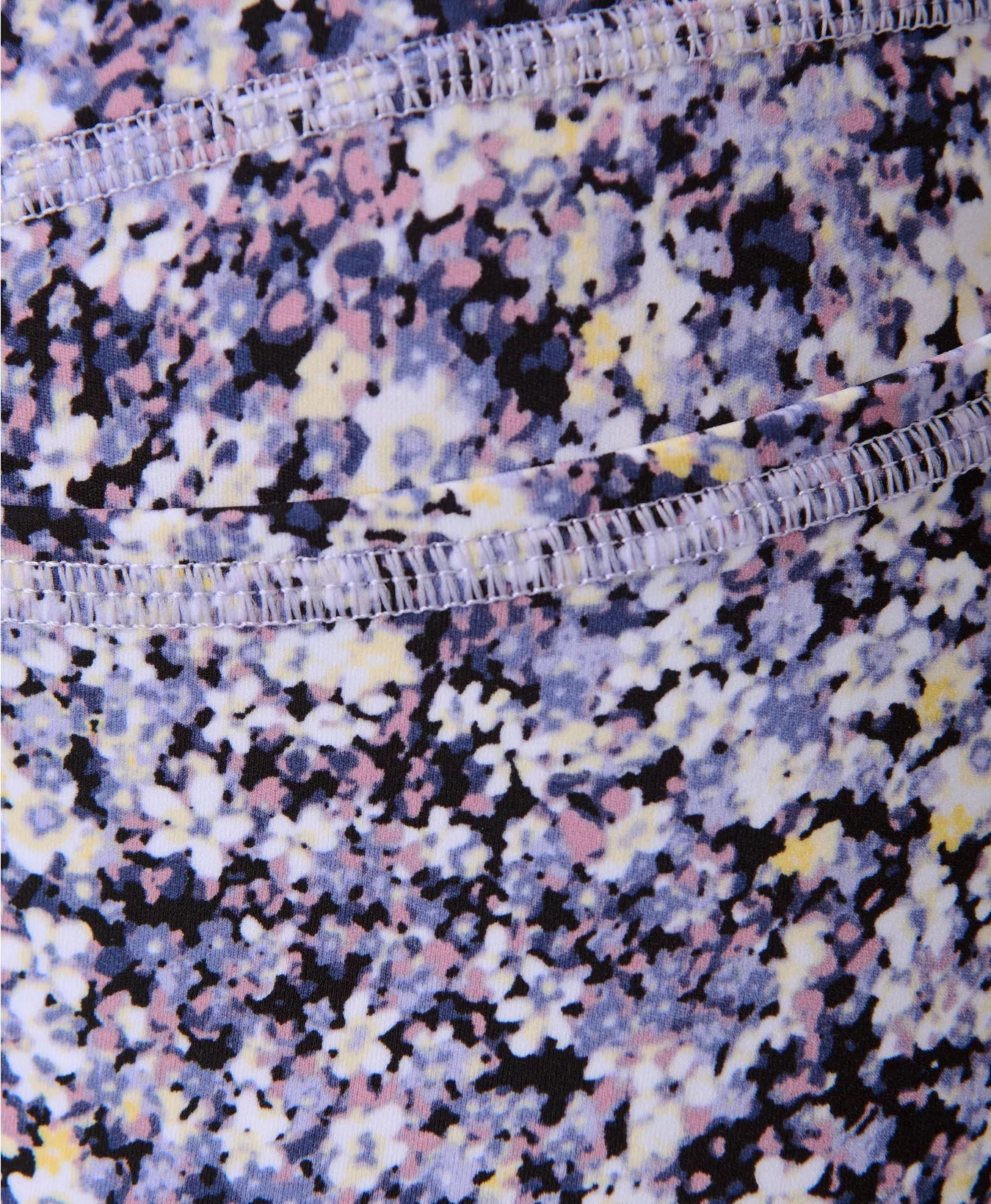 Power 7/8 Workout Leggings Purple Meadow Print