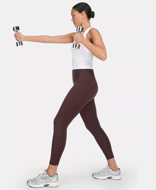 Power 7/8 Gym Leggings in Sable Brown