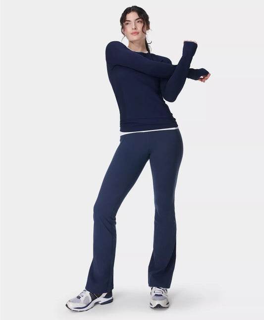 Power 32" Bootcut Workout Trouser in Navy Blue