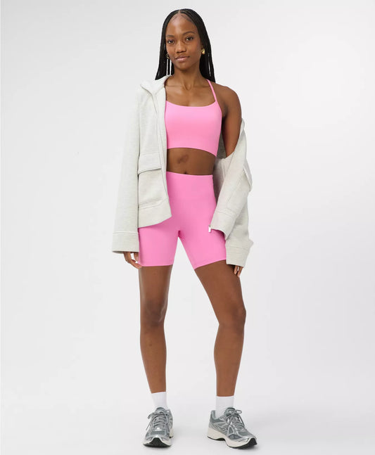 Spirit Restored Seamless Yoga Bra in Guava Pink