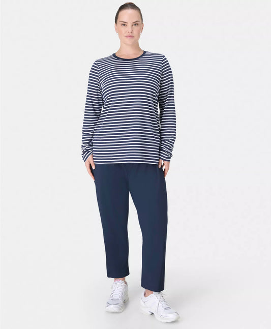 Essential Long Sleeve T-Shirt in Navy Blue