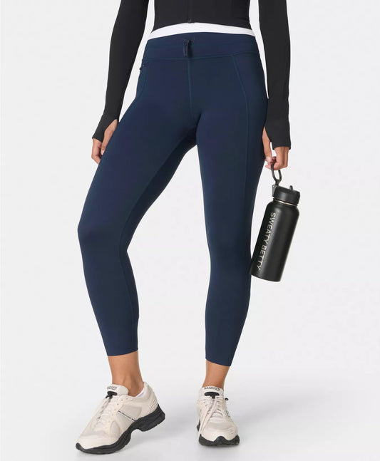 Therma Boost Heat Tech 7/8 Walking Leggings in Navy
