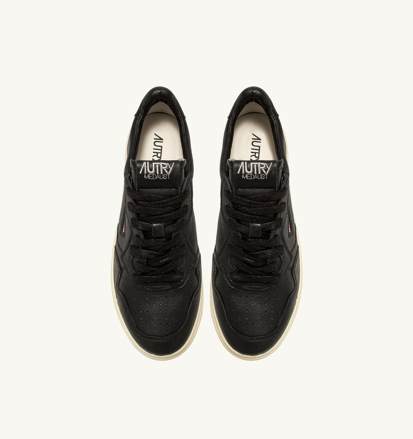 Medalist Low Sneakers in Goat Black