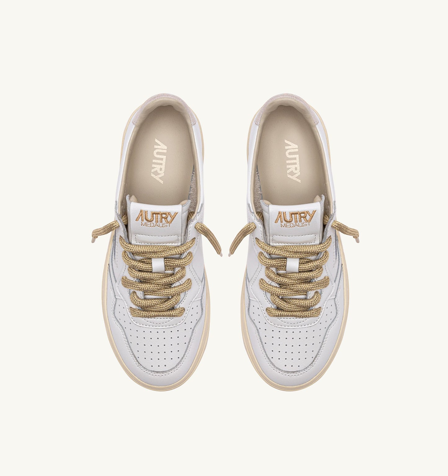 Medalist Sneakers Swoll in White Leather
