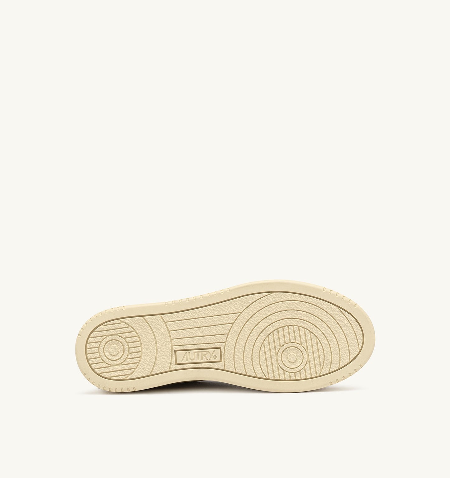 Platform Low in Leather & Suede in White Platinum