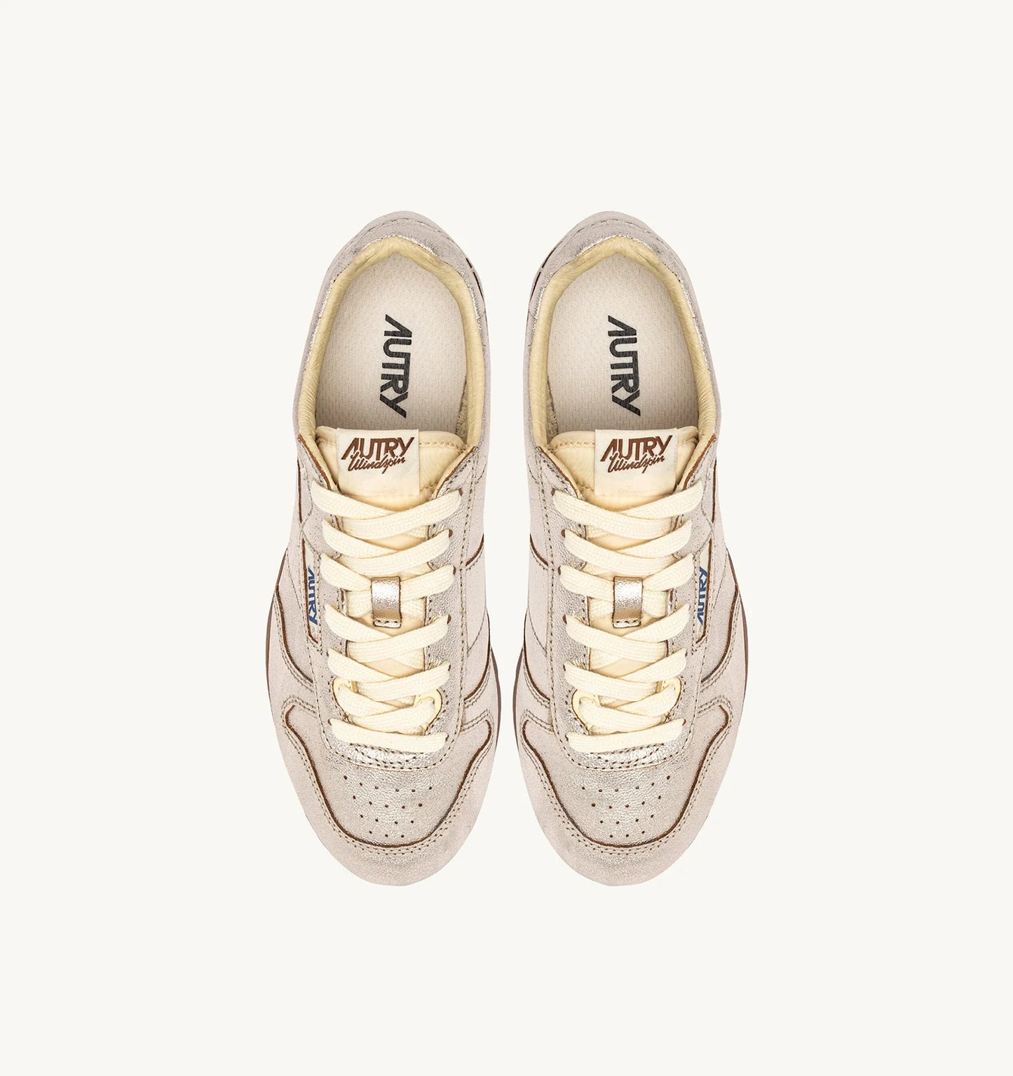 Windspin Sneakers in Platinum/Ivory
