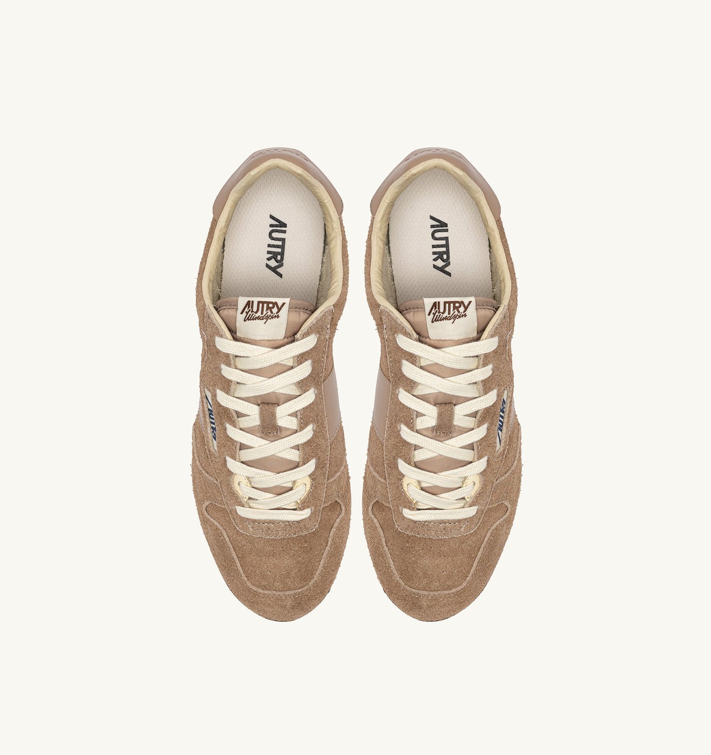 Windspin Sneakers in Suede Leather Peanut