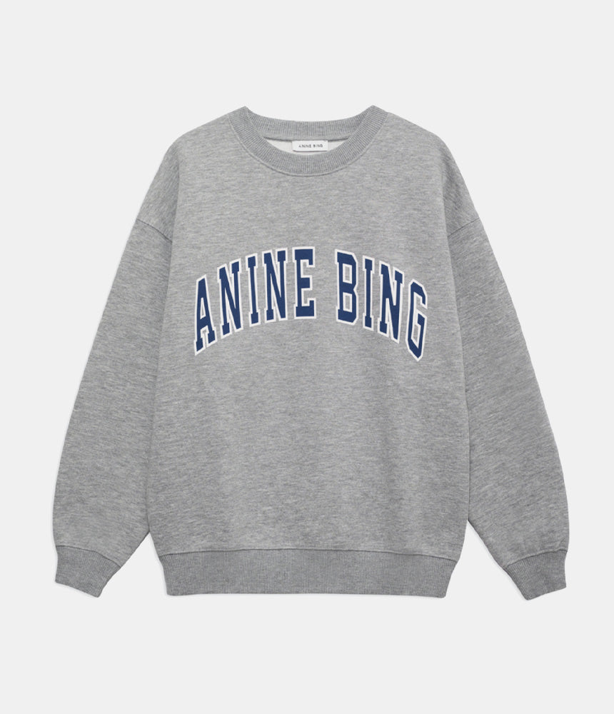 Spencer Sweatshirt in Heather Grey/Navy