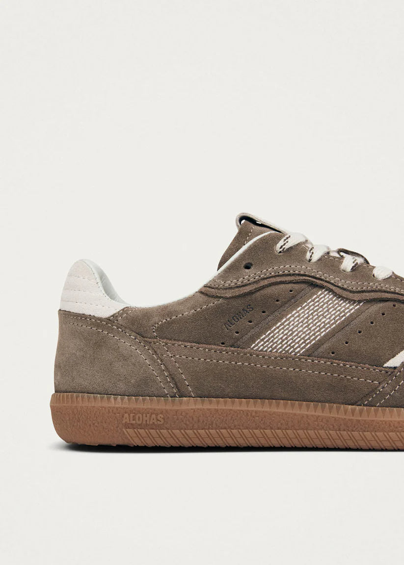 TB490 Rife Sneakers in Taupe Leather