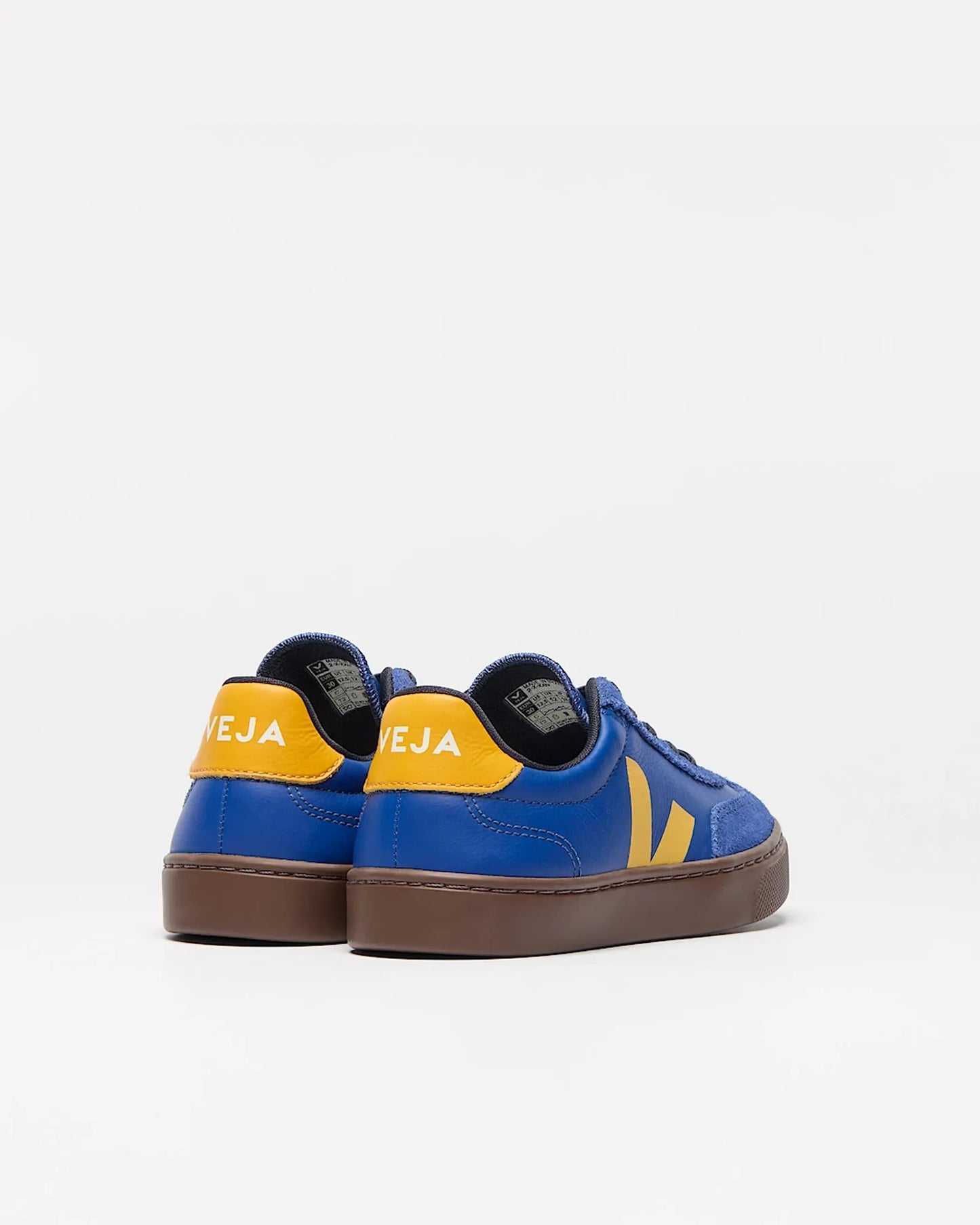 Small Volley Leather Atlantic Ouro Bark Sneakers