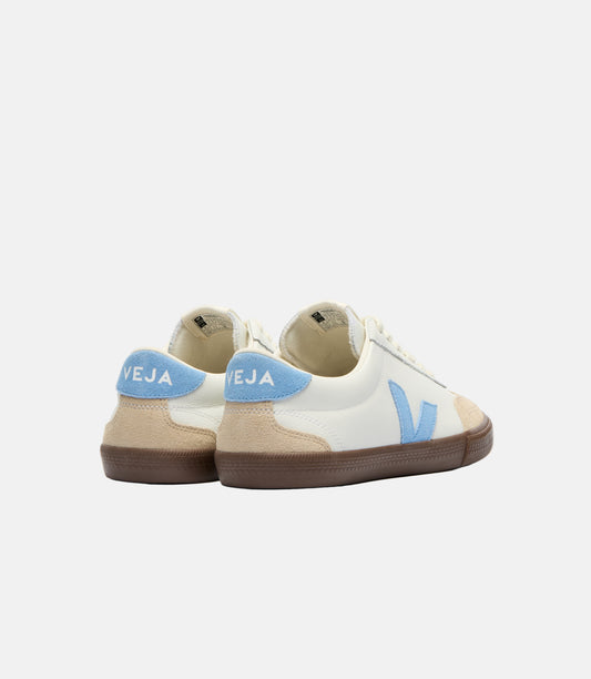 Volley Sneaker in White Aqua Bark