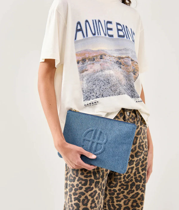 Lili Pouch in Cascade Blue