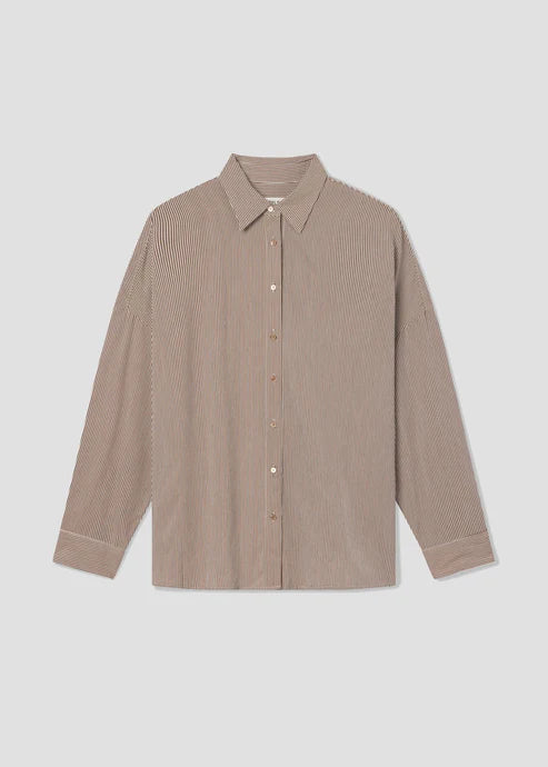 ROUX SHIRT IN JAKARTA STRIPE - AGOLDE