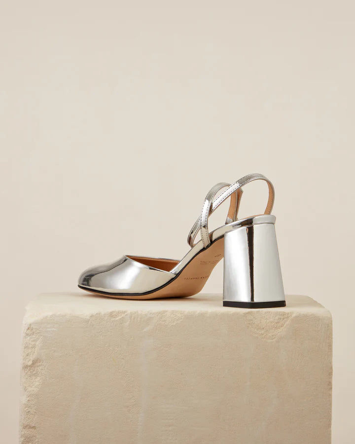 Harlow Pump in Silver