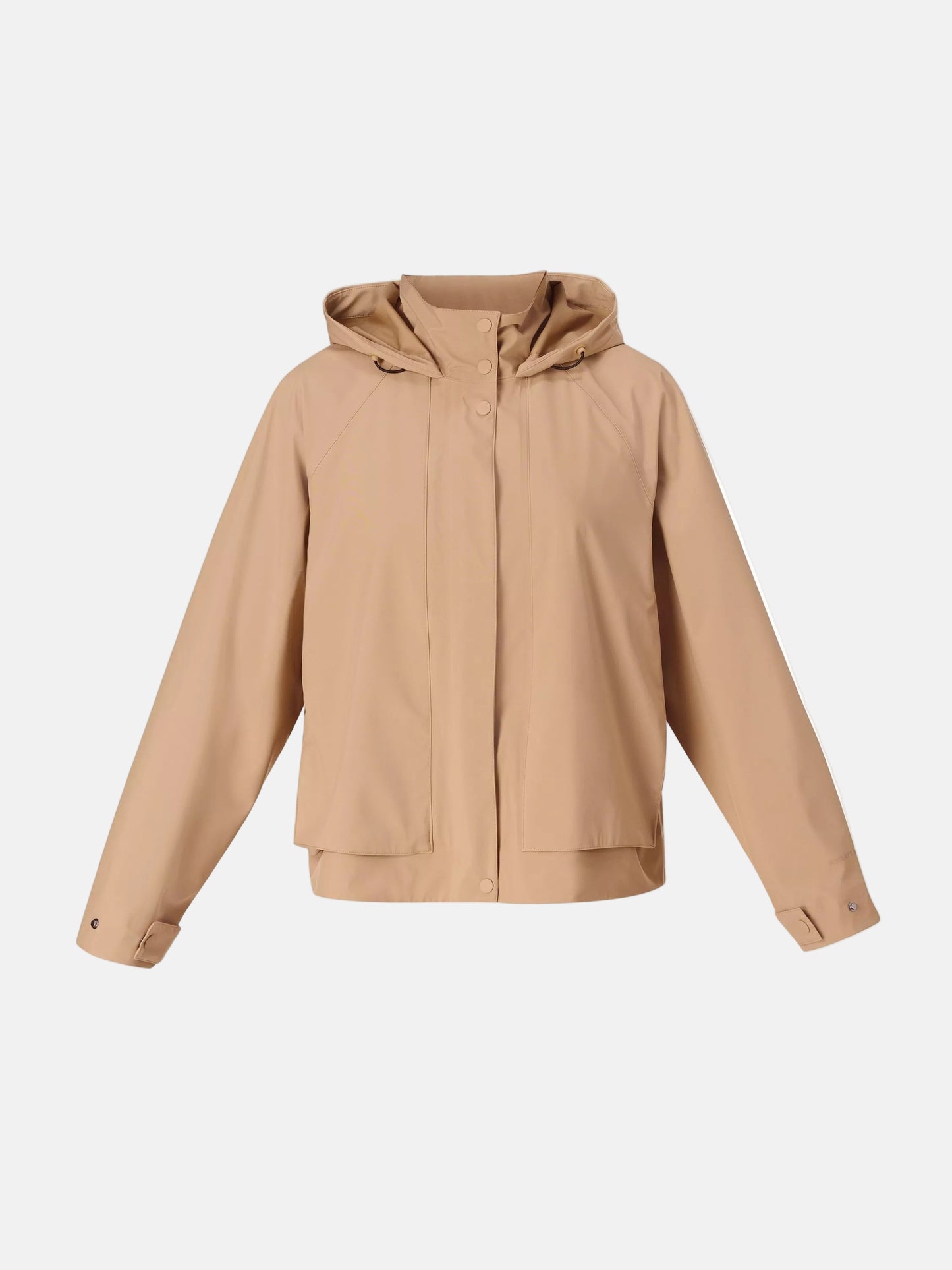 Motion Waterproof Cropped Parka in Beige