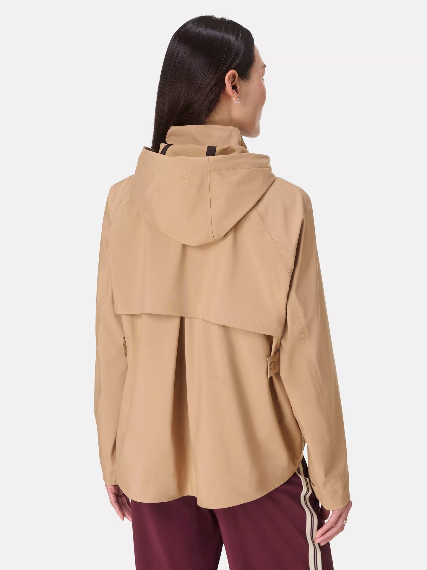 Motion Waterproof Cropped Parka in Beige