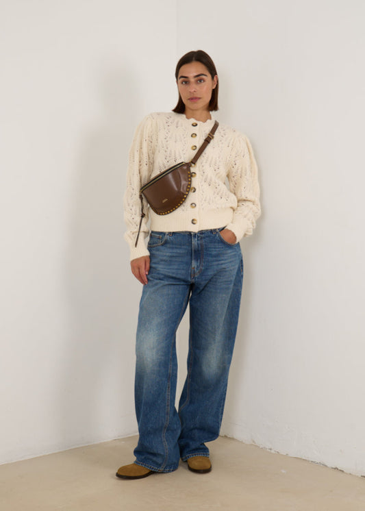 Maxine Vest in Ecru