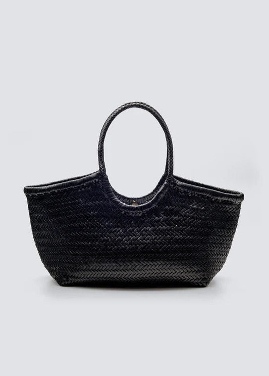 Nantuket Basket Big Bag in Black