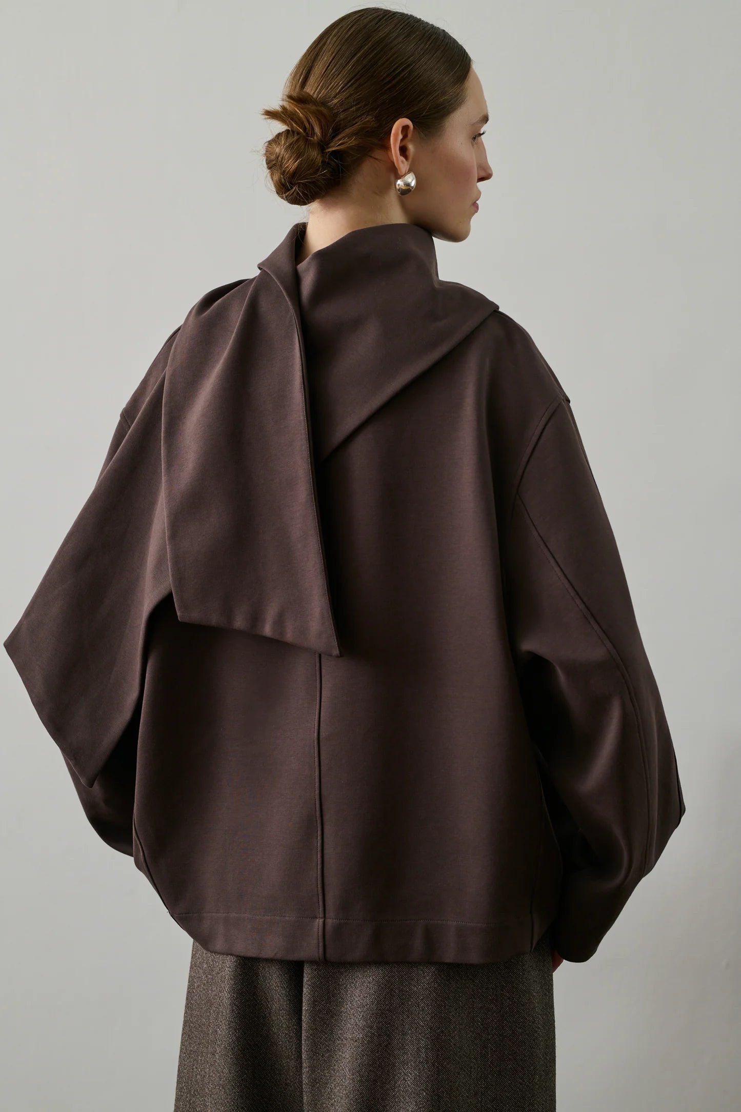 Freja jumper in Marron/Prune