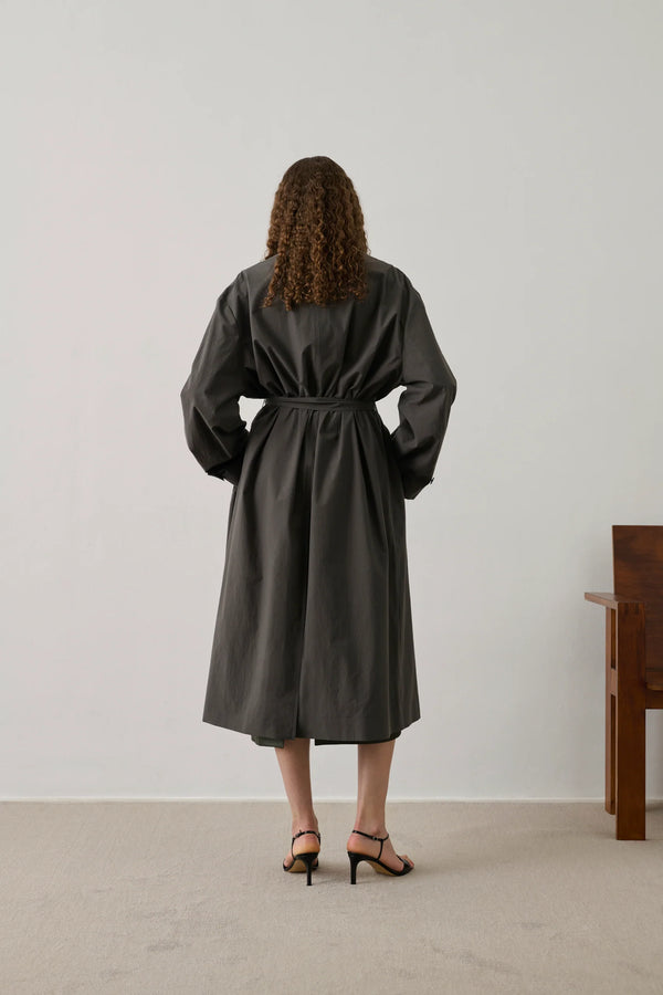 Helio Coat in Anthracite