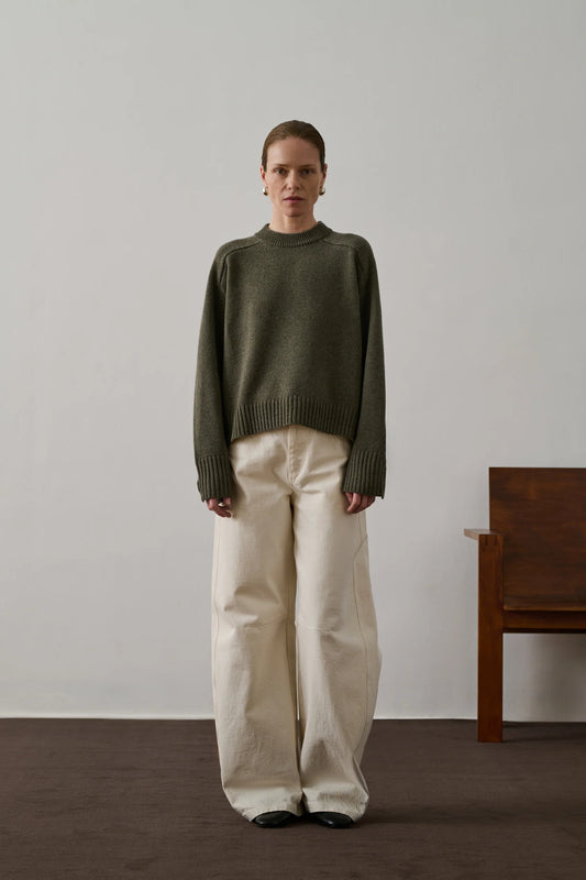 Will Pullover in Dark Green