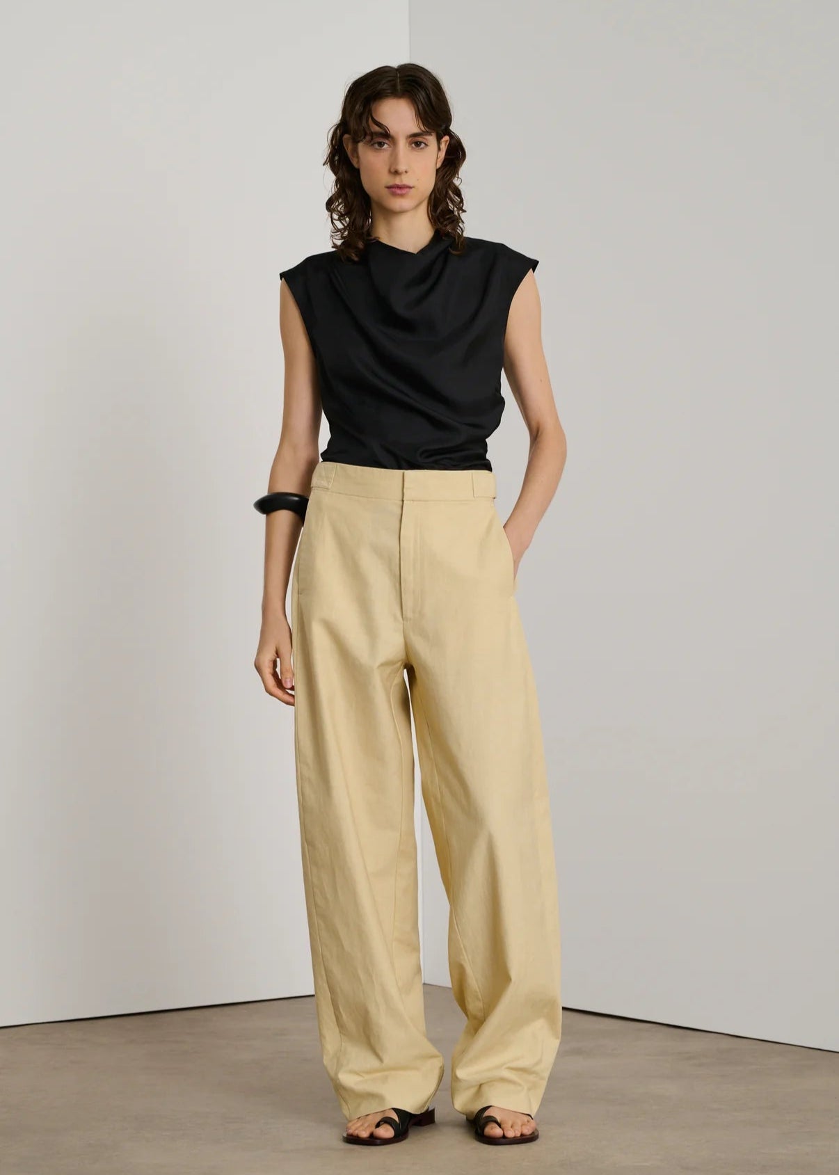 WALLY PANTS - CREAM - SOEUR