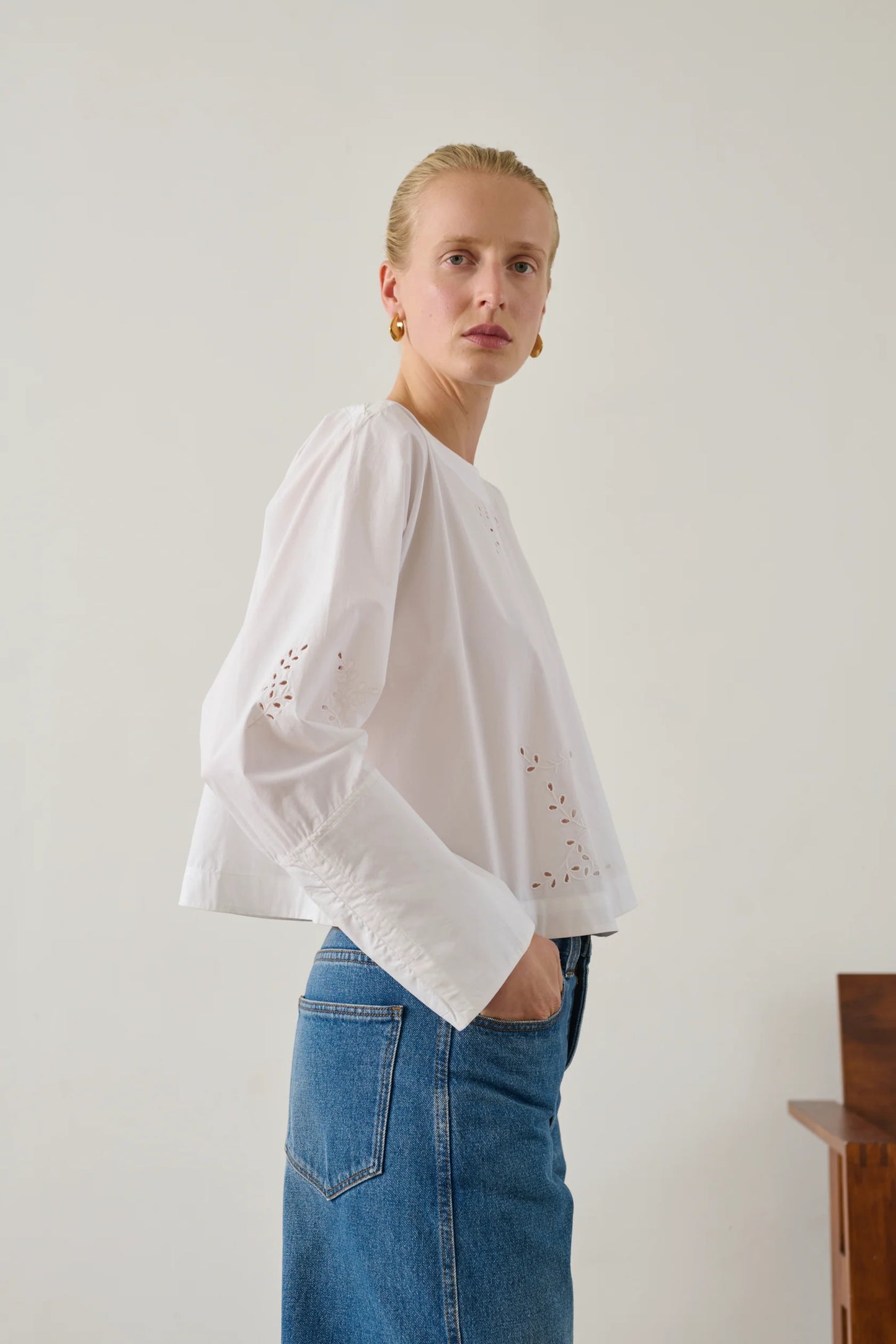 Hansel Blouse in White