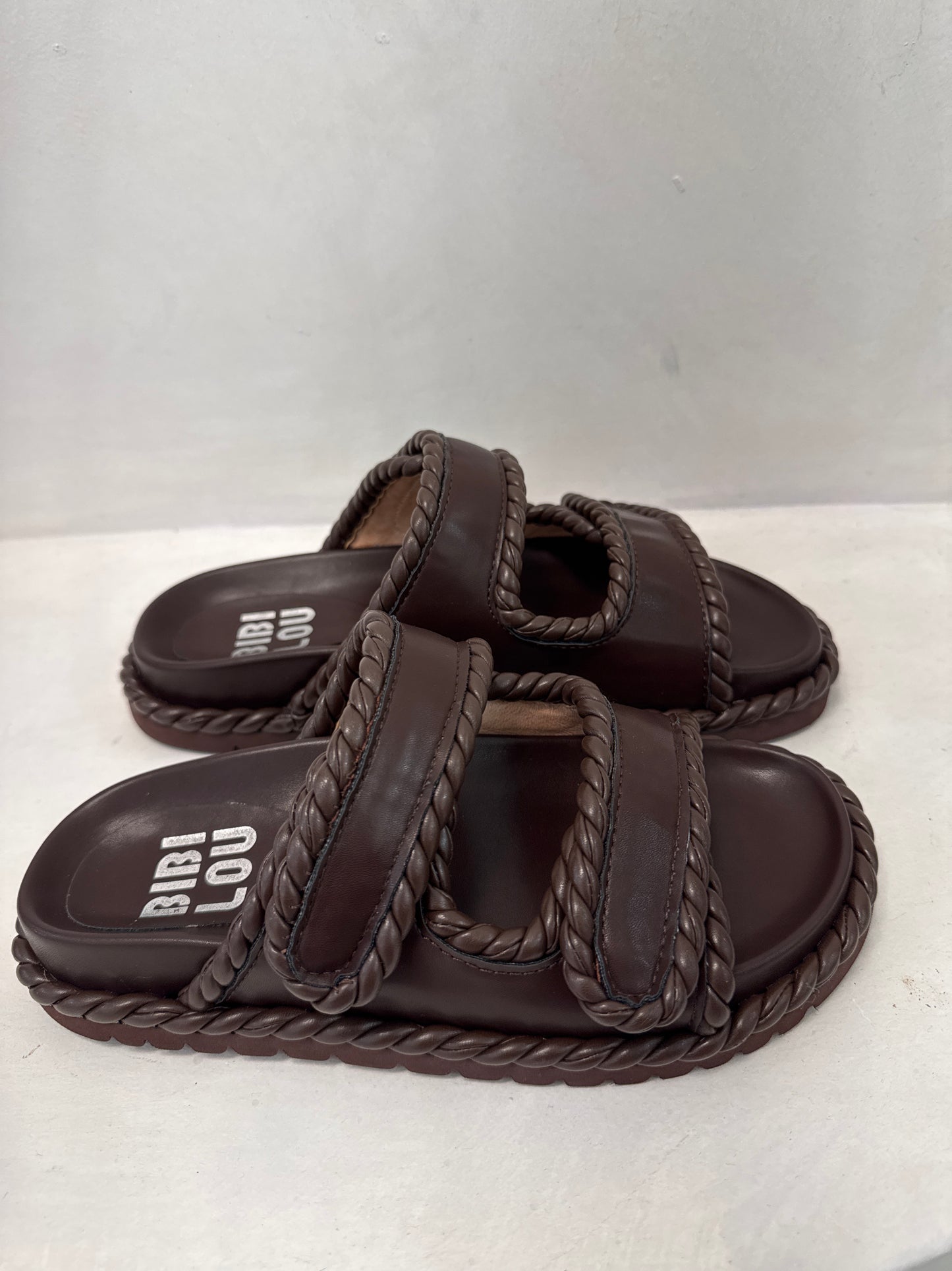 LAMA SANDAL - DARK BROWN - BIBI LOU