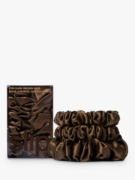 Assorted Scrunchies in Dark Brown