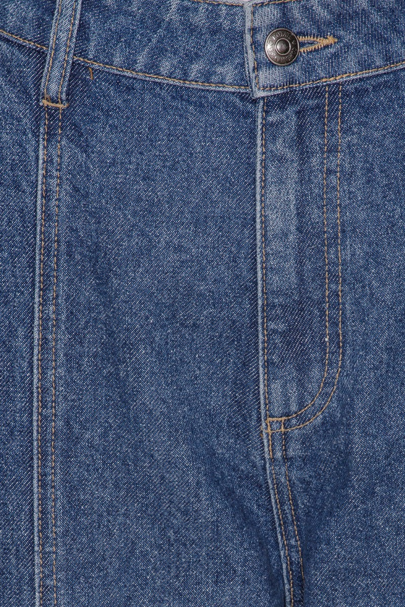 TWILL CARGO PANTS DENIM - ROTATE